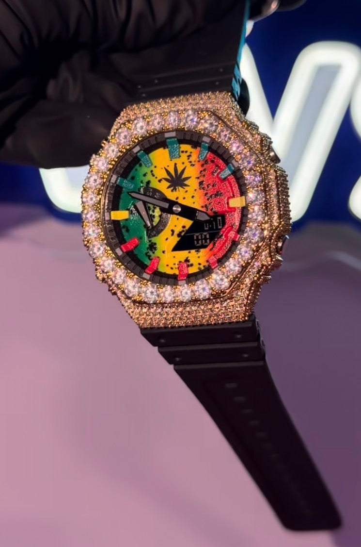 420 Iced Out Gshock
