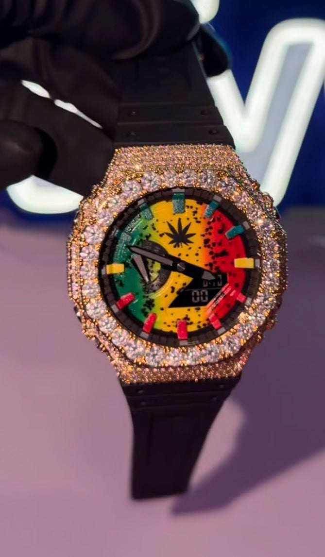 420 Iced Out Gshock