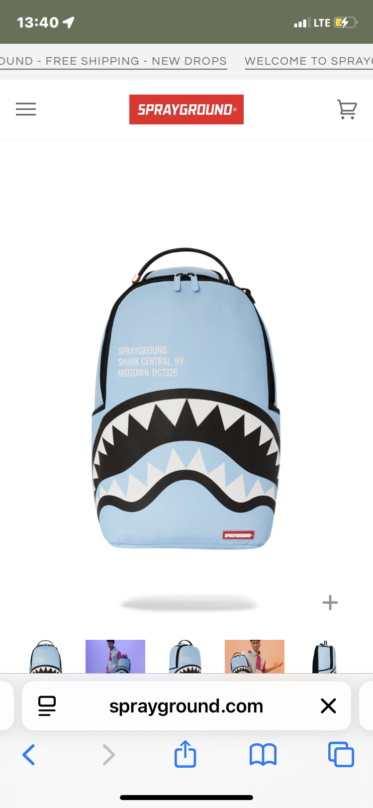 Sprayground bookbag